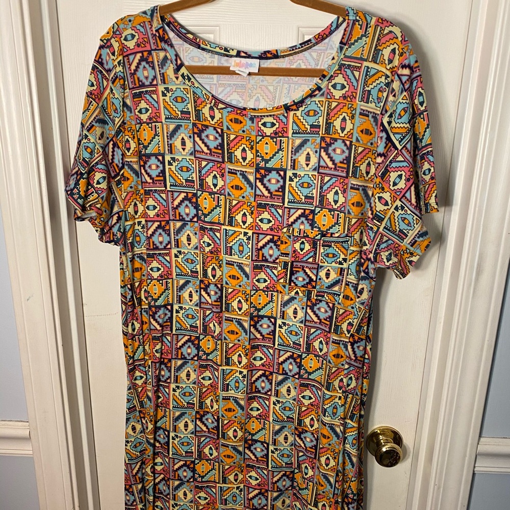 LulaRoe Leggings Material Carly Dress